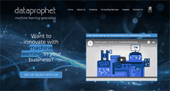 Desktop Screenshot of dataprophet.com